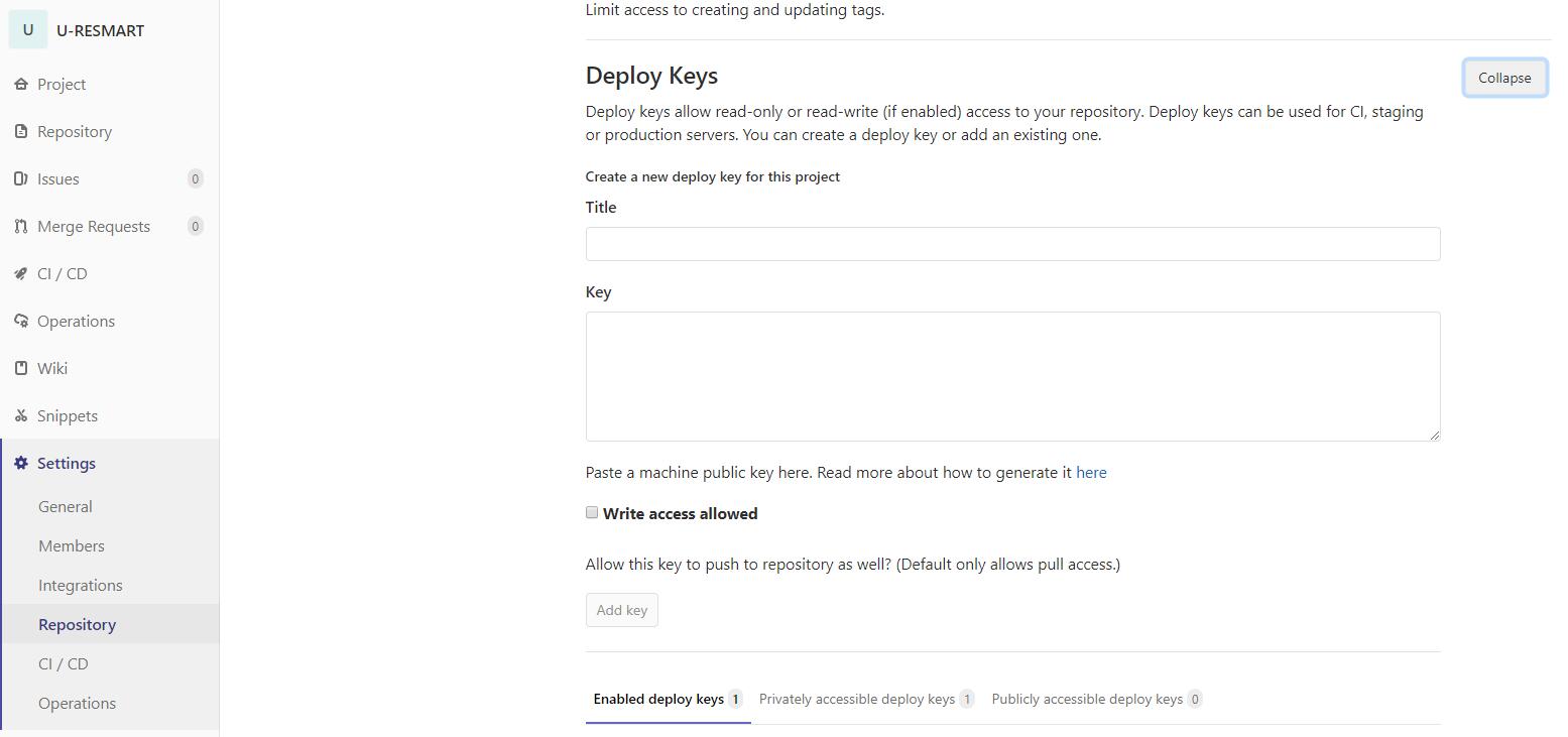 配置deploy keys